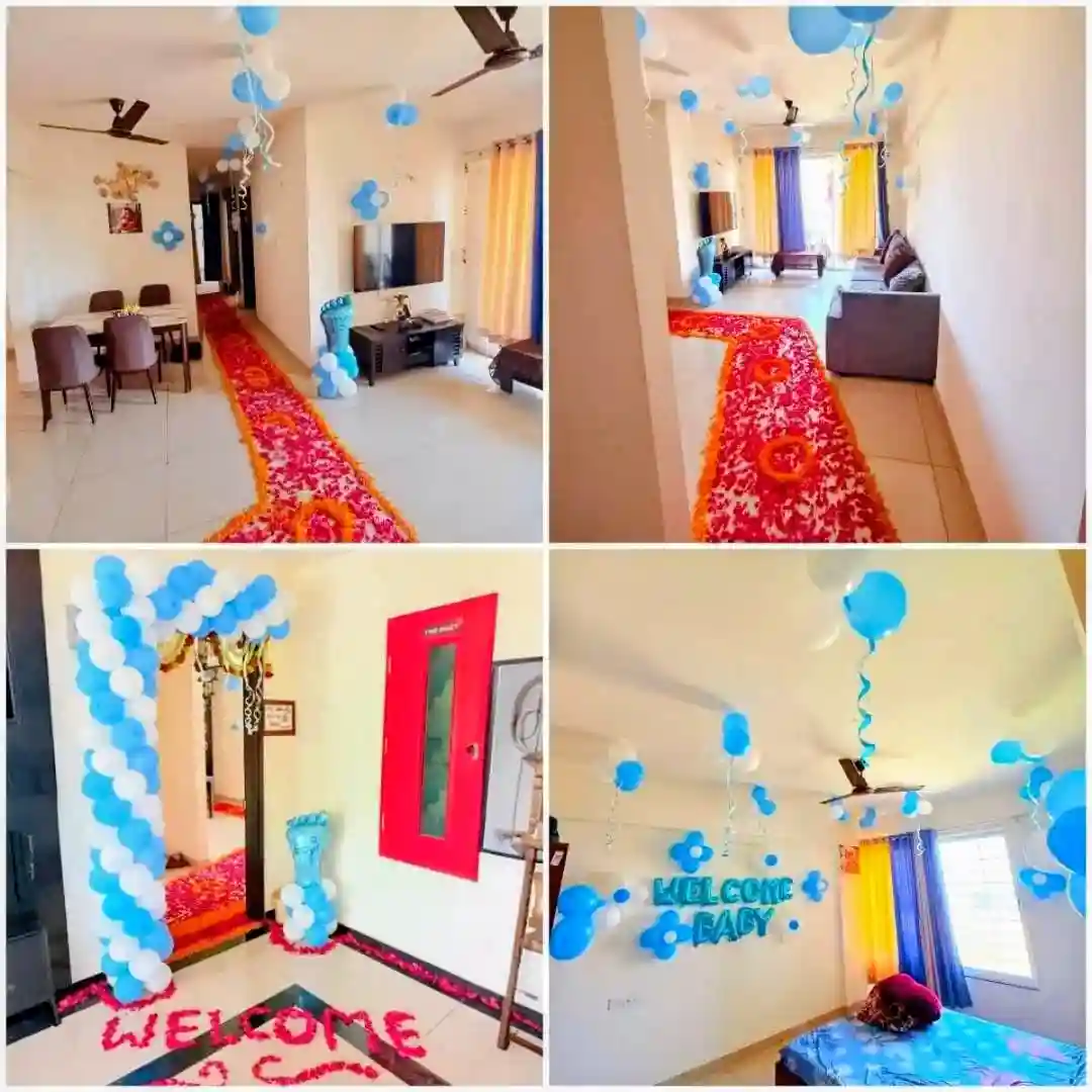 balloon decoration Sweet Arrival Welcome Baby Decor